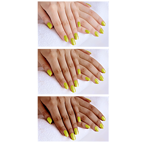 lakme lime treat nail polish