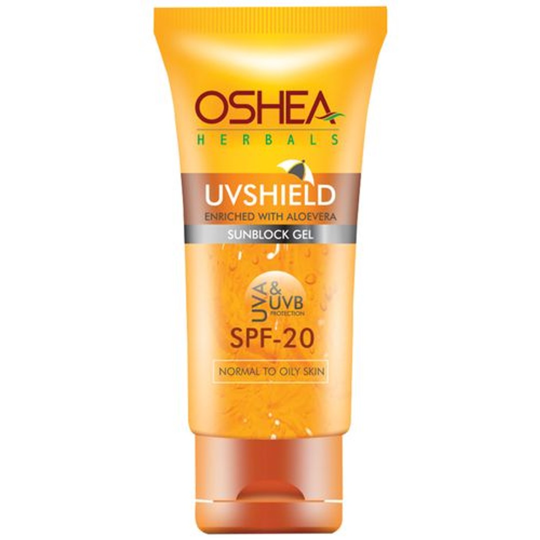 Buy Oshea SPF-20 UVA,UVB Protection Sunblock Gel - Normal to Oily Skin ...