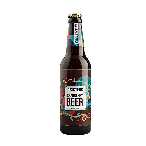 Buy 3Sisters Non Alcoholic Beer - Cranberry Online at Best Price of Rs ...