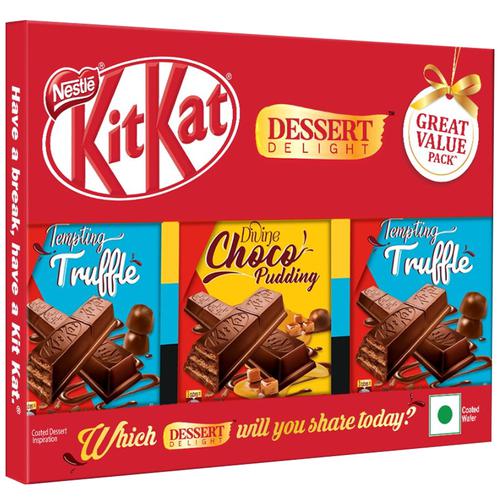 Buy Nestle Kitkat Dessert Delight - Triple Dessert Pack Online at Best  Price of Rs 185 - bigbasket