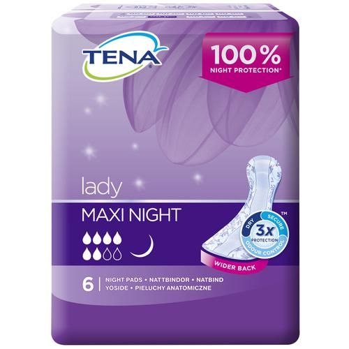TENA Overnight Pads For Women - Model 54282 - PK/28