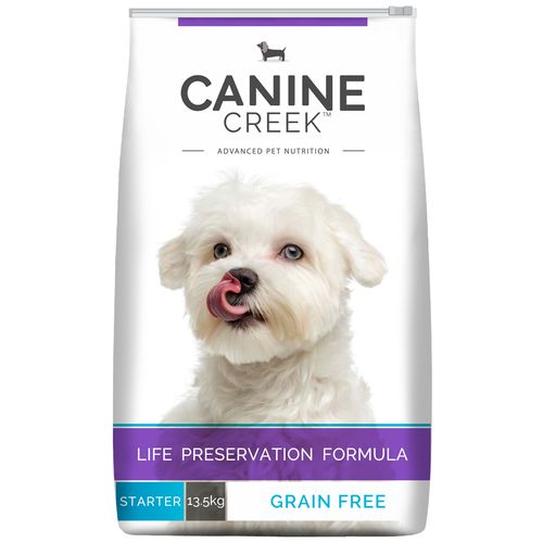 Canine Creek Starter Dry Dog Food - Ultra Premium, 13.5 kg  Grain Free, Life Preservation Formula