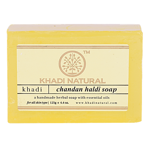 Buy Khadi Natural Herrbal Chandan-Haldi Soap Online at Best Price of Rs ...