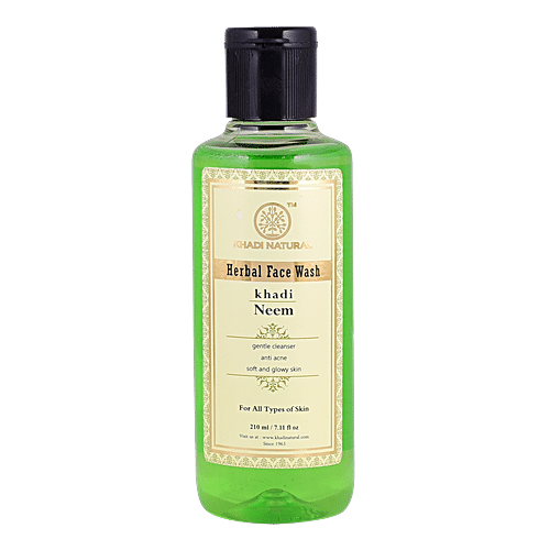 Buy Khadi Natural Herbal Neem Face Wash Online at Best Price of Rs