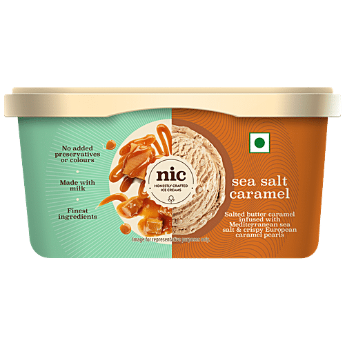 Buy NIC Ice Cream - Sea Salt Caramel Online at Best Price of Rs 400 ...