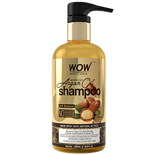 Buy Wow Skin Science Hair Shampoo - Moroccan Argan Oil, For Extra Dry ...