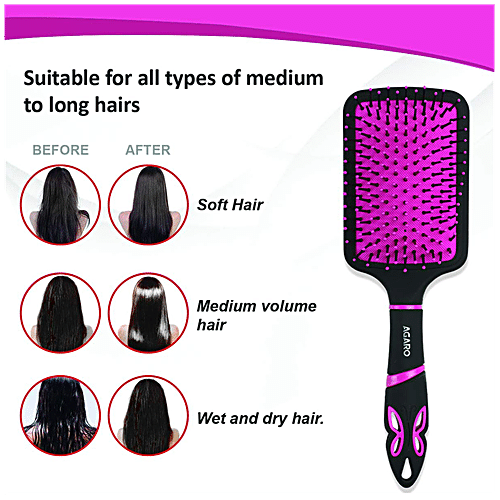 Buy Agaro Delight Paddle Hair Brush Online At Best Price Bigbasket