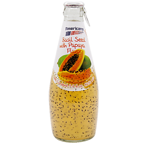 Americano Americano Basil Seed Drink Papaya Flavour 290 ml