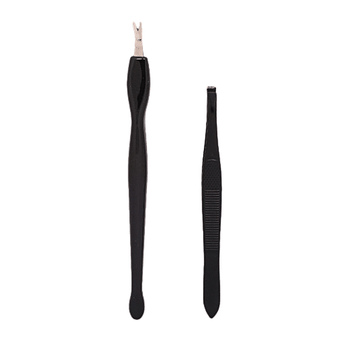 Buy Baol Tweezers & Cuticle Remover - Black, BB1223 Online at Best ...