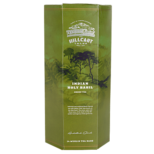 Buy THE HILLCART TALES Indian Holy Basil Green Tea Online at Best