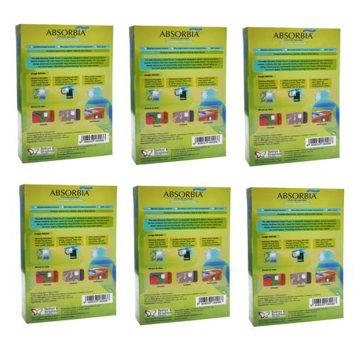 Absorbia  Moisture Absorber Closet Pouch, 400 g (Pack of 6) 