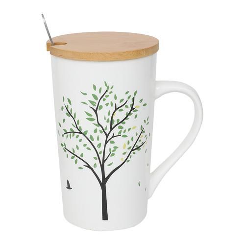 Download Buy DP Chai/Tea/Coffee Ceramic Mug With Lid & Spoon ...