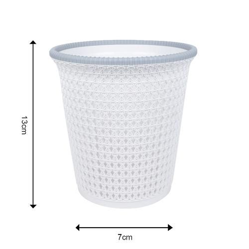 Buy DP Plastic Dustbin/Basket - White 