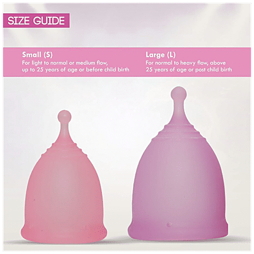 Buy ezy Small Period Cup For Medium Flow - Pre Child Birth, Upto 25 ...