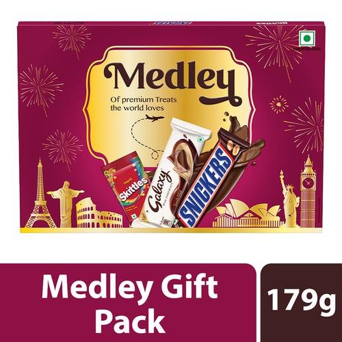 Buy Medley Premium Assorted Chocolates Rakhi Gift Pack Online at