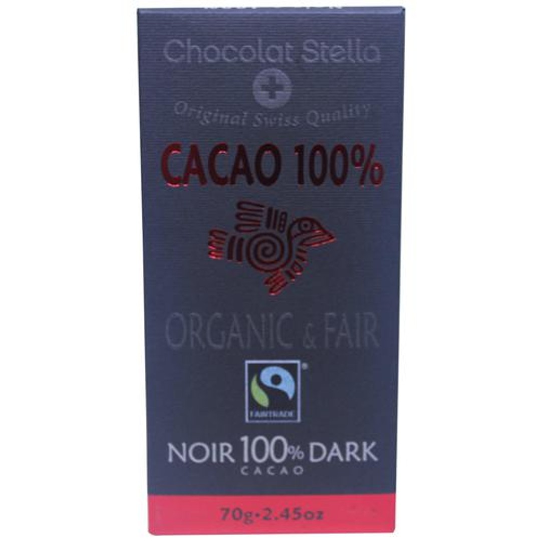 Buy Chocolate Stella Original Swiss Quality Dark Chocolate 100 Cacao