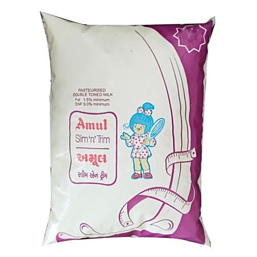 Amul Slim 'n' Trim Double Toned Fresh Milk Price - Buy Online at