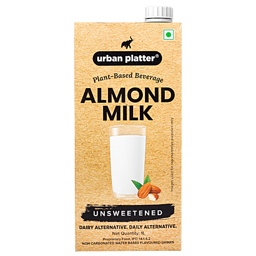 Buy Urban Platter Almond Milk Unsweetened, LactoseFree, PlantBased