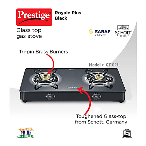 prestige schott glass 2 burner price