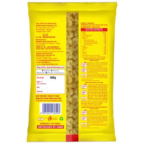 Buy Bambino Macaroni Elbows 400 Gm Pouch Online at the Best Price of Rs 58  - bigbasket