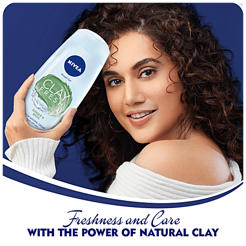 Buy Nivea Clay Fresh Shower Gel - Ginger & Basil Online at Best Price ...