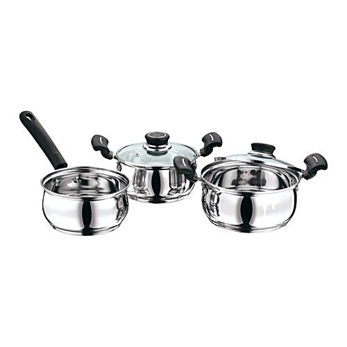 stainless steel induction pan set