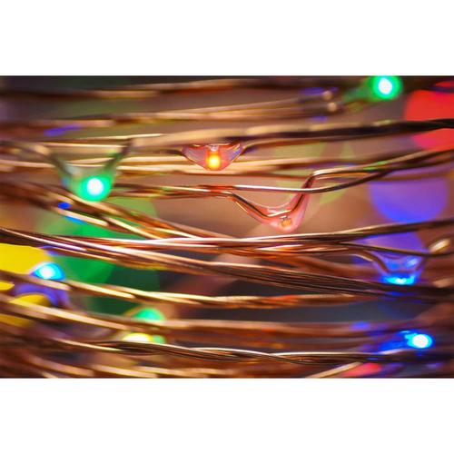 Waterproof 100 LED Copper Wire Christmas Python String To Bytes