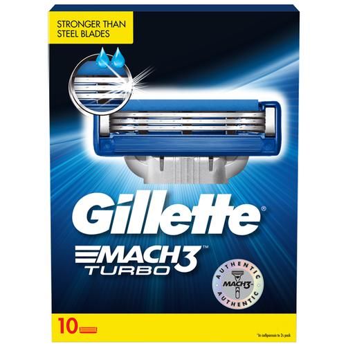 Buy Gillette Mach Turbo 3 Shaving Blades Online at Best Price - bigbasket
