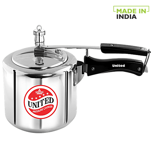 United Aluminium Pressure Cooker Regular Tall Body Silver 3 L 1 pc