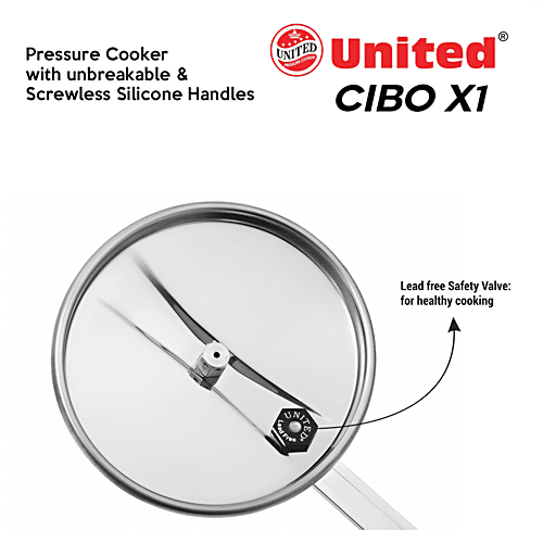 Buy United Aluminium Pressure Cooker With Silicone Soft Touch