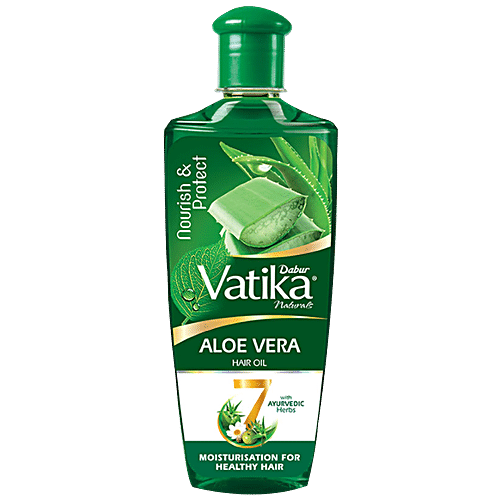 Buy Dabur Vatika Naturals Aloe Vera Hair Oil For Nourish And Protect Moisturisation For Healthy 0124