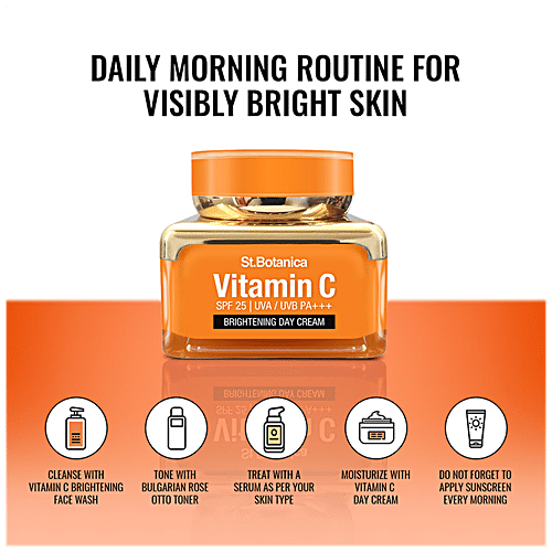 st botanica vitamin c brightening day cream