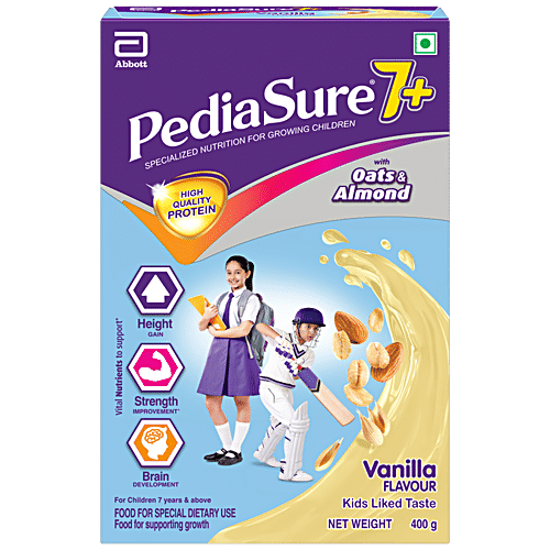 Buy Pediasure 7 Specialised Nutrition Drink Powder For Growing Children Vanilla Flavour Online At Best Price Bigbasket