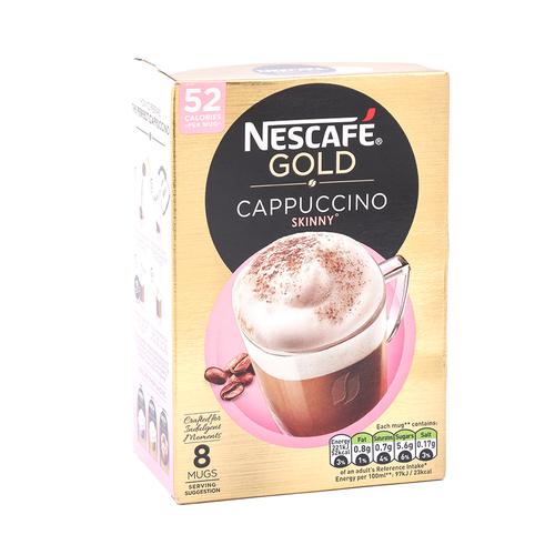 Nescafe Gold Cappuccino Strong, 8 Mugs Instant Coffee Price in India - Buy Nescafe  Gold Cappuccino Strong, 8 Mugs Instant Coffee online at