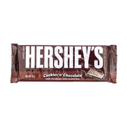Buy Hershey's Cookies 'n' Chocolate Milk Chocolate - with Cookie Bites ...