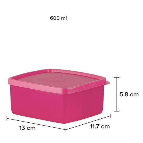 Buy Godani Assorted Colour Rectangular Small Plastic Container 120 ml (Set  of 4) Online at Best Prices in India - JioMart.