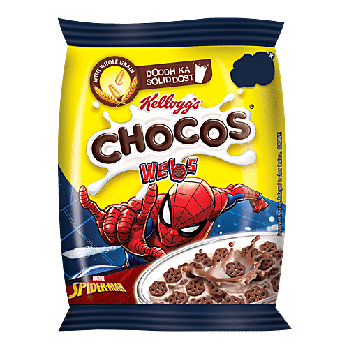 Buy Kelloggs Chocos Webs - Spiderman Online at Best Price of Rs 10 -  bigbasket