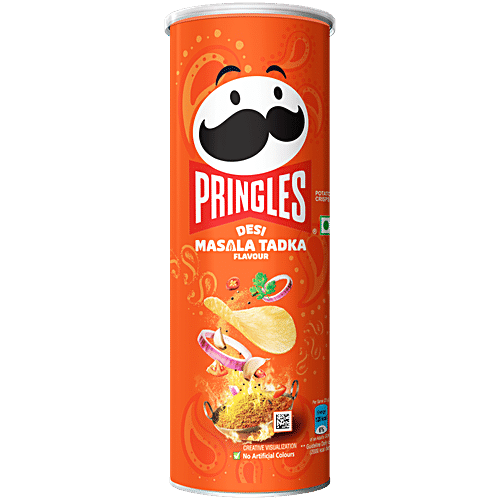 Buy Pringles Potato Chips - Desi Masala Tadka Flavour Online at Best ...