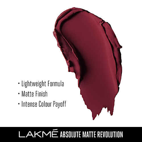 burgundy blast lakme lipstick