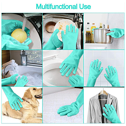 best silicone scrubbing gloves