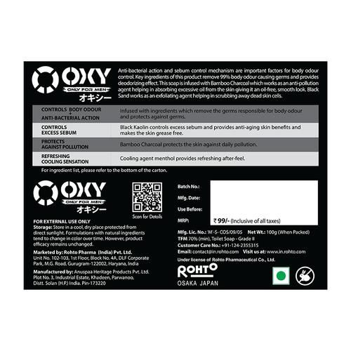 Buy Oxy Icy Charcoal Scrub Soap Online at Best Price ...