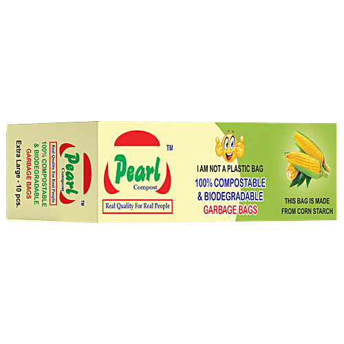 Buy Pearl Luxury Bio Degradable Garbage Bags - XL Online at Best Price of  Rs 135 - bigbasket