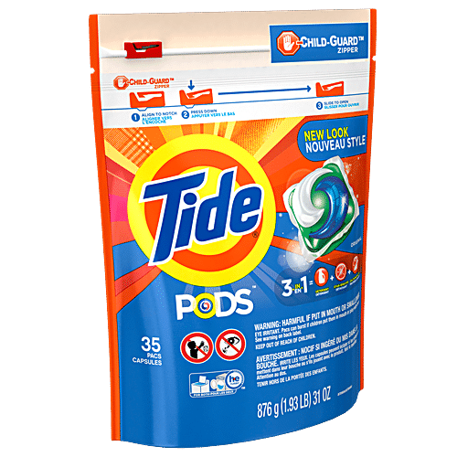 Buy Tide 3 In 1 PODS Detergent Pacs - Top Load & Front Load Online at ...