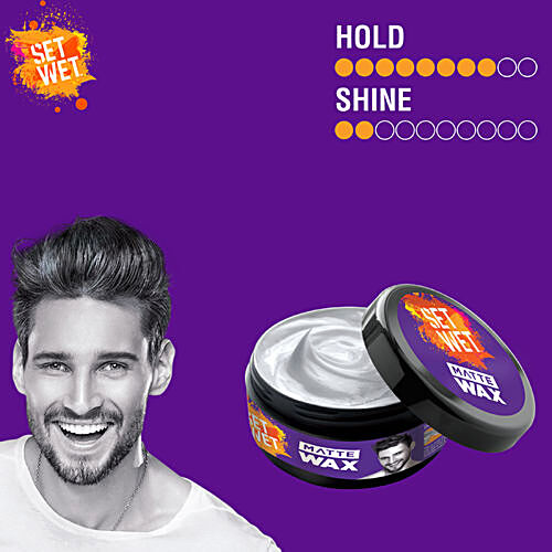 Buy Set Wet Matte Hair Styling Wax For Men Online At Best Price