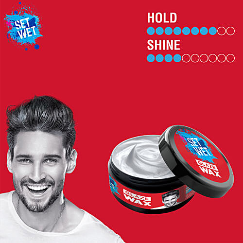 Buy Set Wet Glaze Hair Styling Wax For Men Online At Best Price