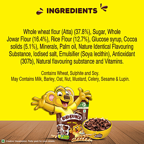 Buy Nestle Koko Krunch Breakfast Cereal - Choco Flakes Made With Millet ...