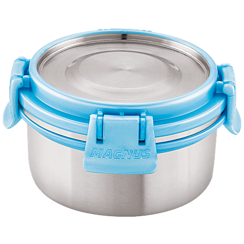 Buy Magnus Storage Steel Airtight Container With Steel Lid - Klip Lock ...