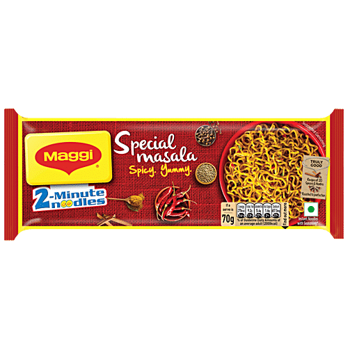 Buy MAGGI 2-Minute Noodles - Special Masala Online At Best Price Of Rs ...