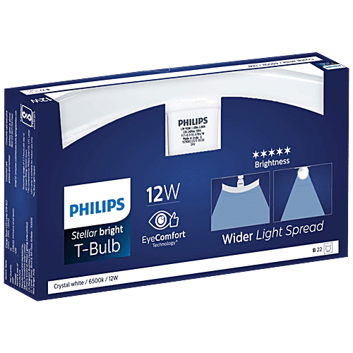 Buy Philips LED T-Bulb Convex - 12 Watt, Cool Daylight, B22 Online at Best  Price of Rs 319 - bigbasket