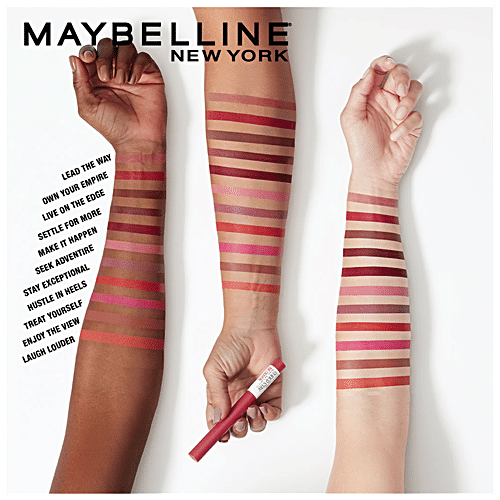 maybelline superstay crayon lipstick shades